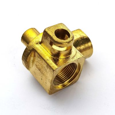 Measuring Tool Control Brass Forging Pipe Connect Parts for OEM CNC Machining Needs