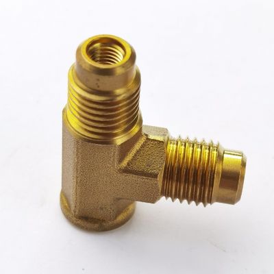 ASTM Standard Manufacture Precision Brass Y-Junction Air Valves for OEM CNC Machining