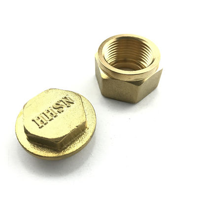 High Precision Copper External Thread Nut Model NO. L071 Tolerance /-0.05mm by OEM