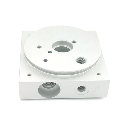 Customized Metal Processing Machinery Parts Titanium Valve Hydraulic Manifold Block