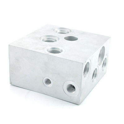 OEM Precision Hydraulic Valve Block with CNC Machining Technic and RoHS Certification