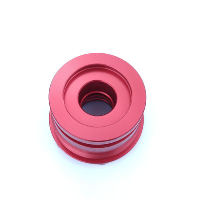 ACE-S061501 Red Anodize High Precision Customized Aluminum Machine Part for UTV/ATV Shocks