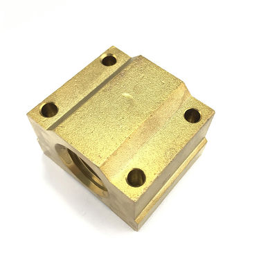 Tolerance /-0.05mm CNC Machining Fitting Block Fitting Block by Copper/Brass Condition