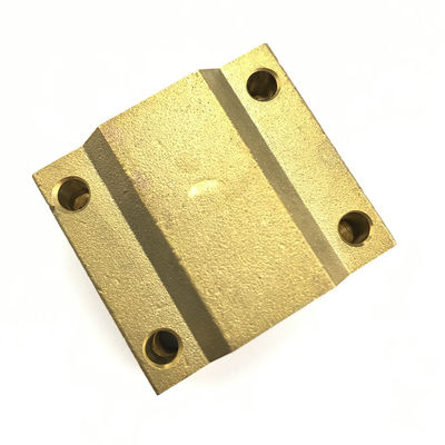 Tolerance /-0.05mm CNC Machining Fitting Block Fitting Block by Copper/Brass Condition