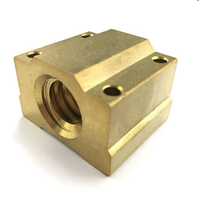Tolerance /-0.05mm CNC Machining Fitting Block Fitting Block by Copper/Brass Condition