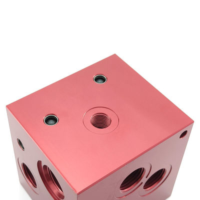 Customized Precision Machinery Anodized Aluminum Hydraulic Valve and Special Blocks Metal