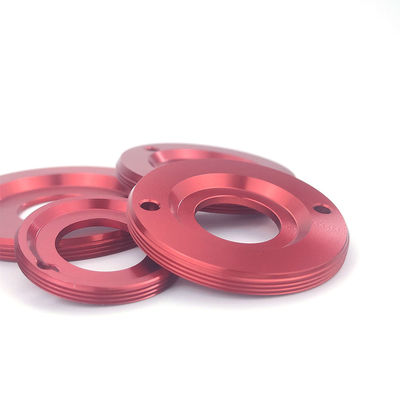 Customized Red Anodized Aluminium Spare Parts CNC Machining for Precision Engineering