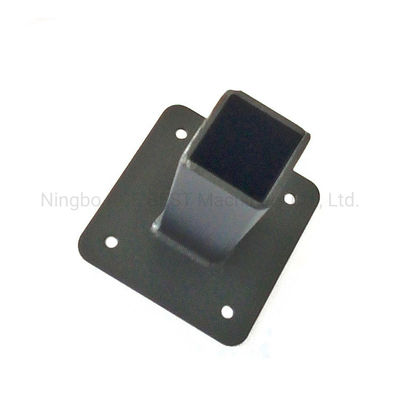 OEM Black Powder Coated Metal Stamping Bracket for Metal Processing Machinery Parts