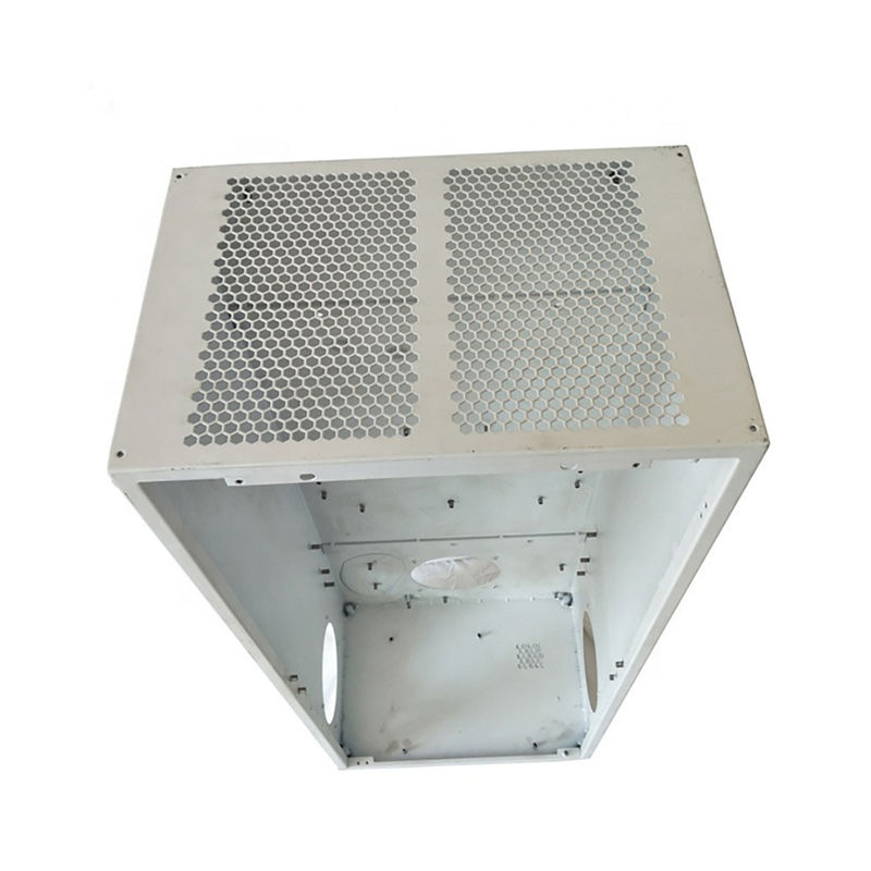 Precision Stamping of Cabinet Powder Coated SPCC Metal Box with Customized Request